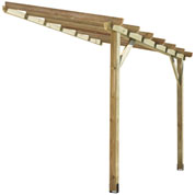 Pergola Bois Adosse 2,9 x 2 m - Burger